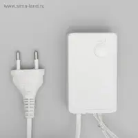 Гирлянда &laquo;Водопад&raquo; 2&times;1.5 м, IP44, прозрачная нить, 400 LED, свечение синее, 8 режимов, 220 В