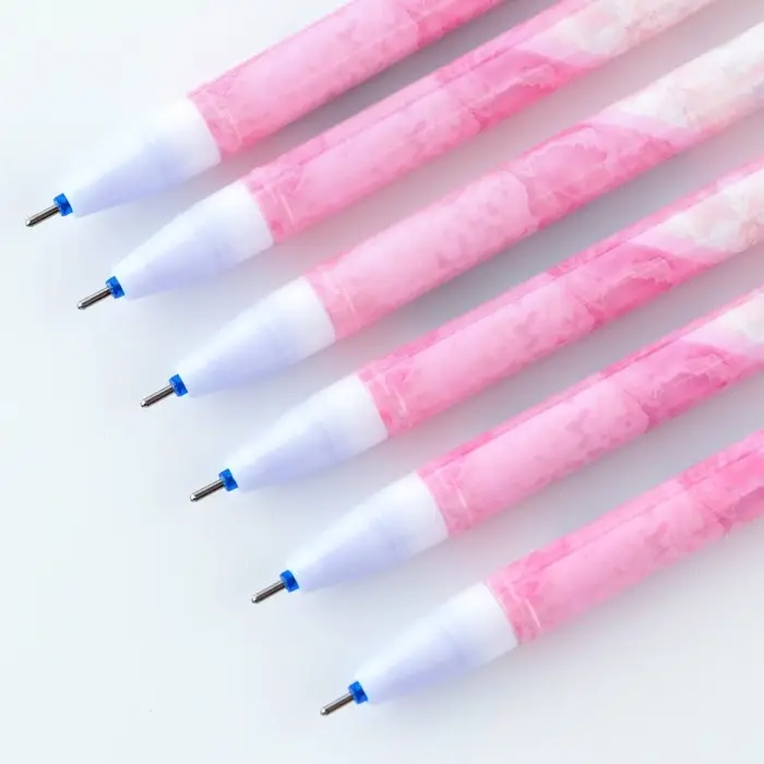 Ручка пластик пиши-стирай с колпачком «Мрамор», синяя паста, гелевая 0,5 мм Ручка пластик пиши-стирай с колпачком «Мрамор», синяя паста, гелевая 0,5 мм