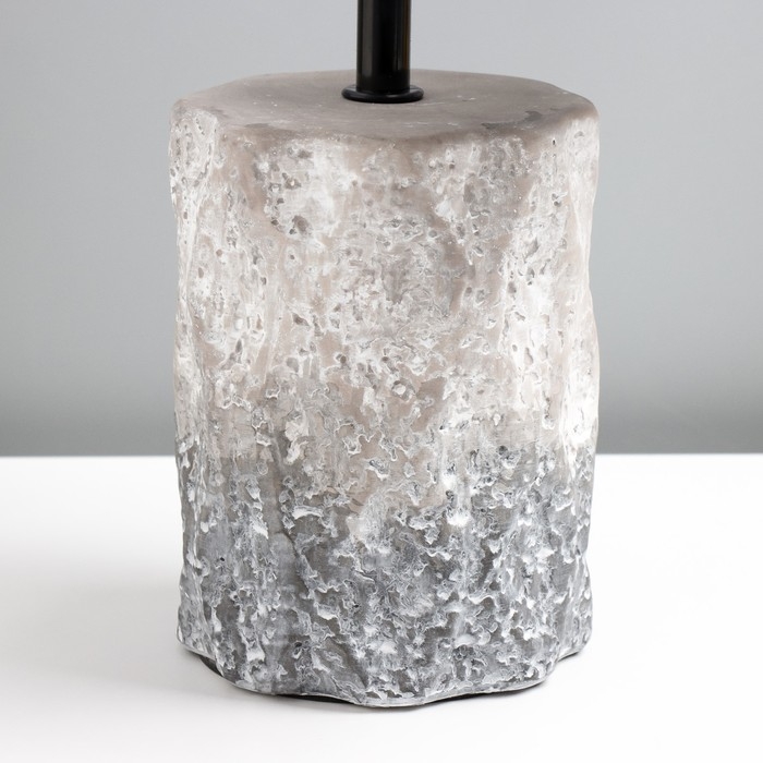 Настольная лампа Настольная лампа "Сан" E14 40Вт серый 20х20х33 см RISALUX