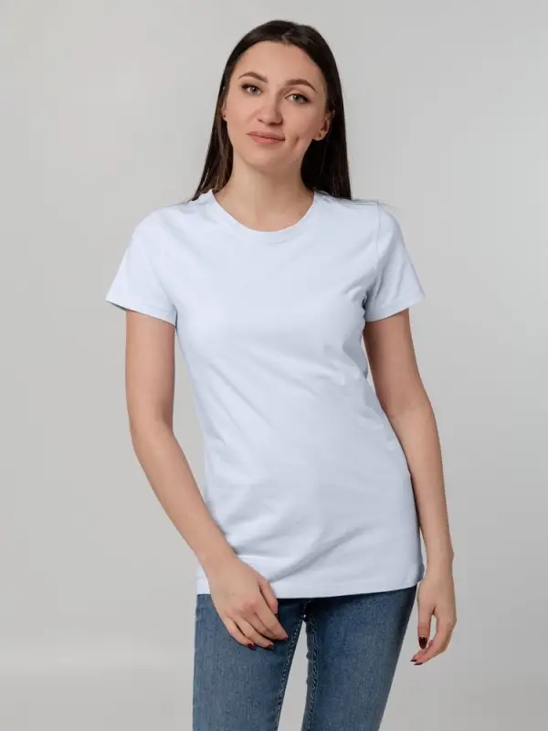 Футболка женская T-bolka Stretch Lady, белая (холодный оттенок), размер S Футболка женская T-bolka Stretch Lady, белая (холодный оттенок), размер S