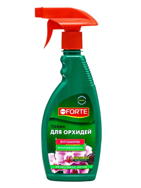Тоник для листьев орхидей, 500 мл, спрей, Bona Forte