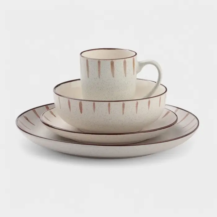 Салатники Доляна &laquo;Скандинавия&raquo;, d=15 см, набор 2 шт., керамика, бежевые