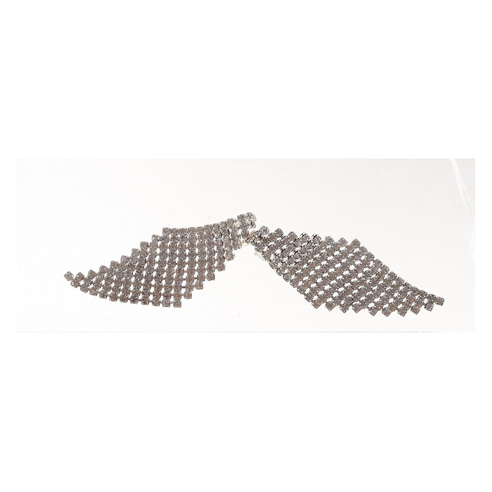 Серьги висячие цвет серебро Серьги висячие цвет серебро