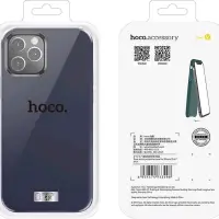 Чехол iPh 12 Pro Max (6.7) Pure series protective case HOCO Blue