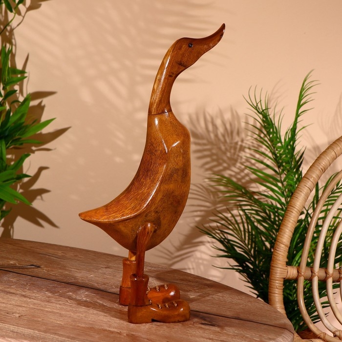Сувенир «Утка натуральная», 50 см, дерево