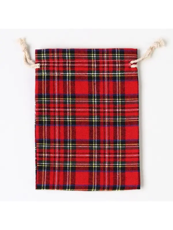 Мешочек подарочный «Клетка», 10 х 14 см +/- 1.5 см Мешочек подарочный «Клетка», 10 х 14 см +/- 1.5 см