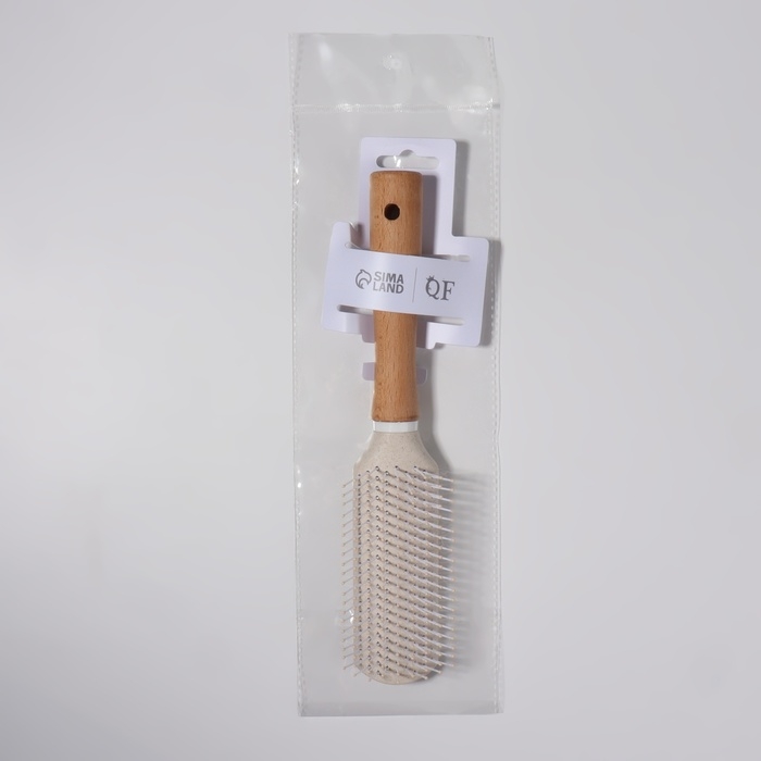 Расчёска массажная, 24 × 5 см, цвет «светлое дерево» Расчёска массажная, 24 × 5 см, цвет «светлое дерево»