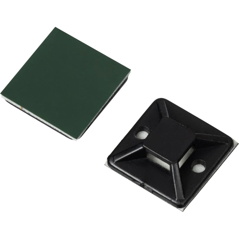 Площадка самоклеящаяся Bigtech BT-CTP-20-20-B,черный,20x20x6,4мм,20 шт/уп