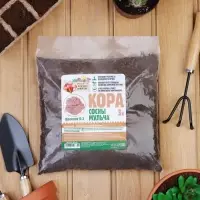 Мульча кора сосны &laquo;Рецепты Дедушки Никиты&raquo; 3 л фр 0-3