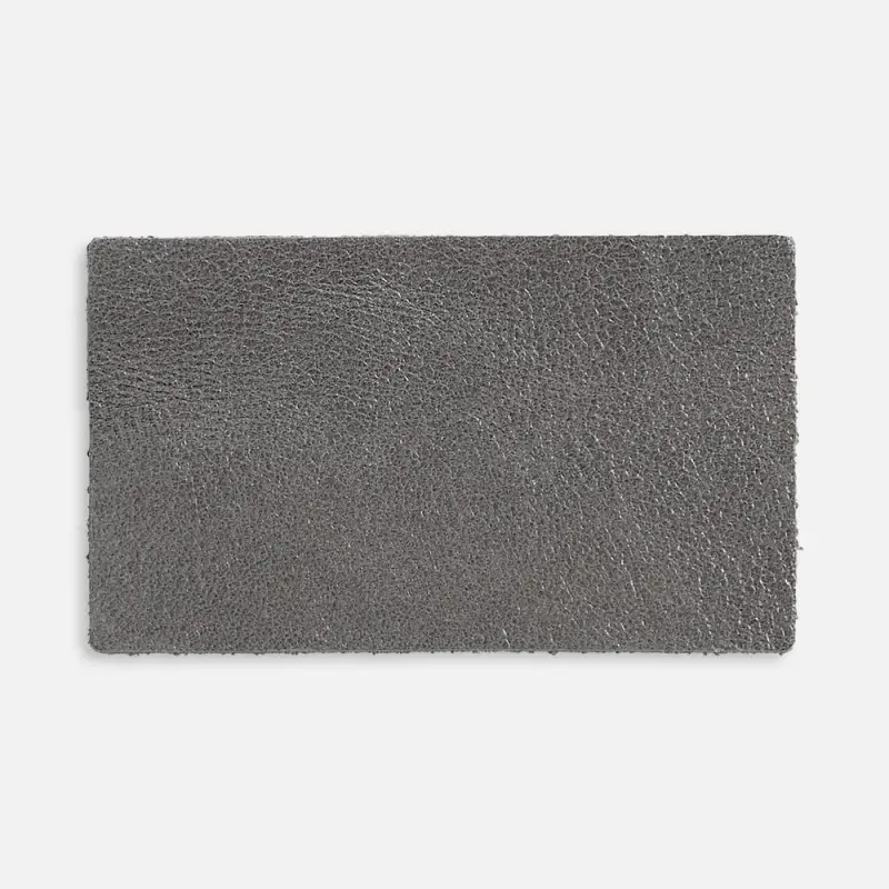 Лейбл кожаный Pasek, M, серый