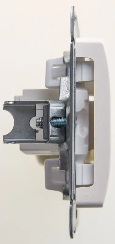 GLOSSA Розетка компьютерная RJ45 категория 5E перламутр в рамку
