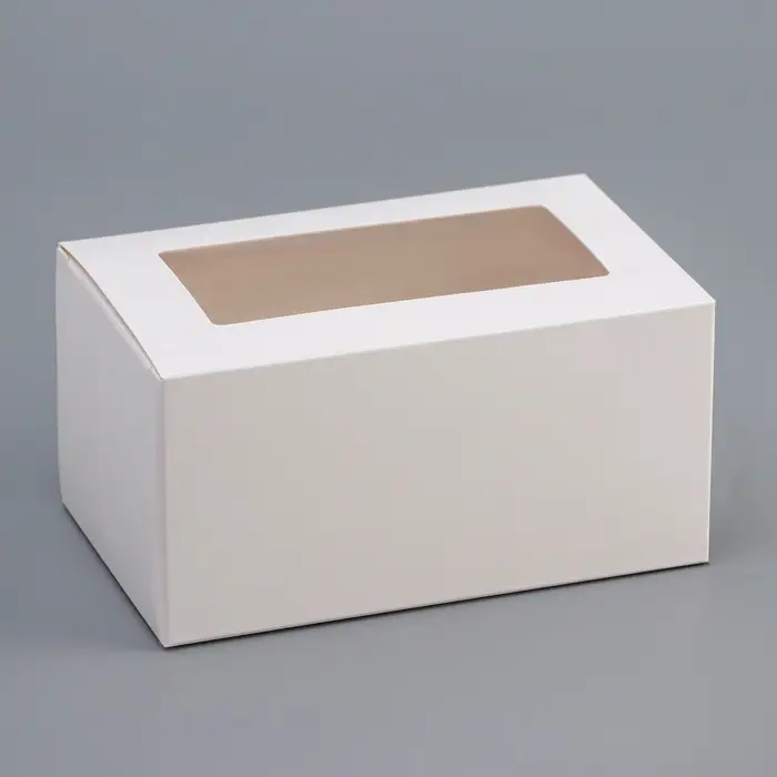 Коробка складная с окном 16×10×8 см Коробка складная с окном 16×10×8 см