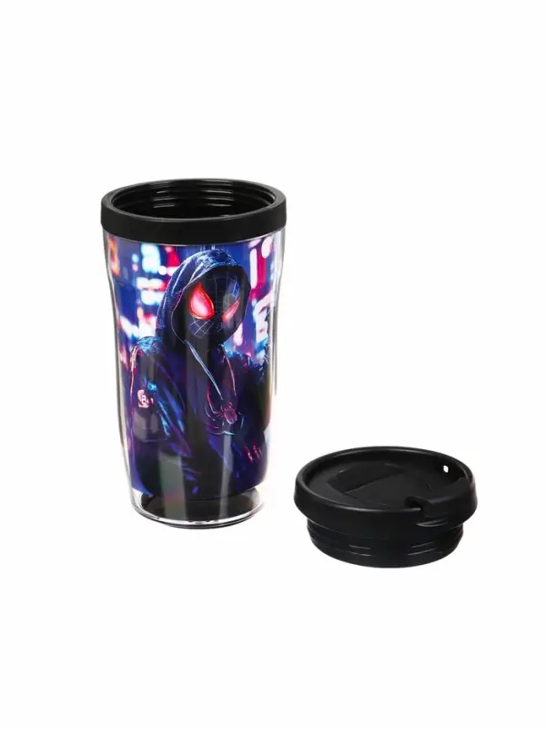 Термостакан детский со вставкой «Человек паук, город», 250 мл Термостакан детский со вставкой «Человек паук, город», 250 мл