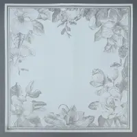 Пленка для цветов и букетов, «Цветы с каймой», белый, 57×57 ±1 см Пленка для цветов и букетов, «Цветы с каймой», белый, 57×57 ±1 см