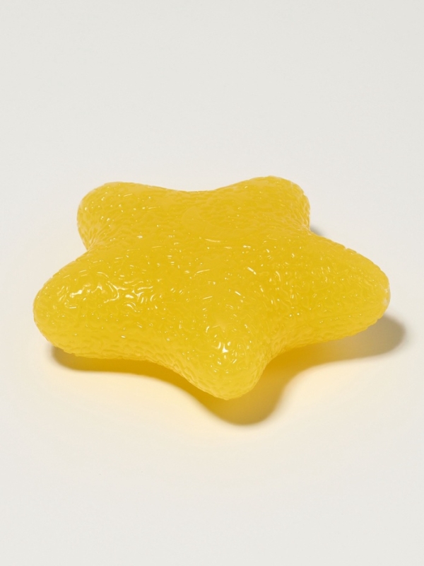 Массажёр реабилитационный TPR (термопласт резина) нагр 15кг d 8см жёлт накл OT