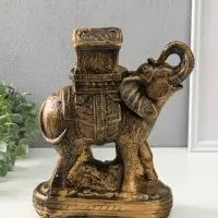 Копилка для денег &laquo;Слон Богатство&raquo;, гипс под бронзу, 30&times;21&times;15 см