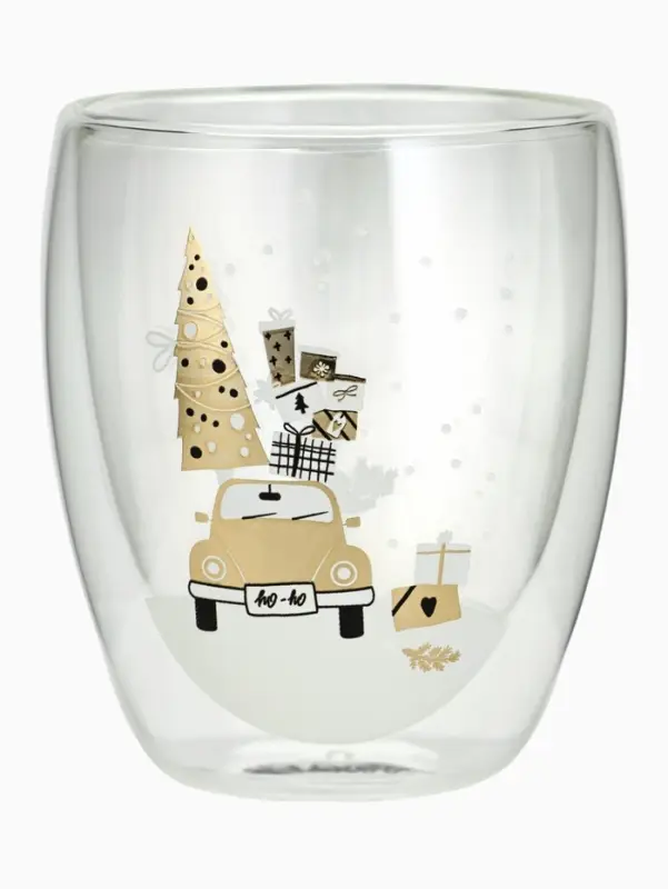 Стакан новогодний с двойными стенками &laquo;Чудеса рядом&raquo;, 300 мл