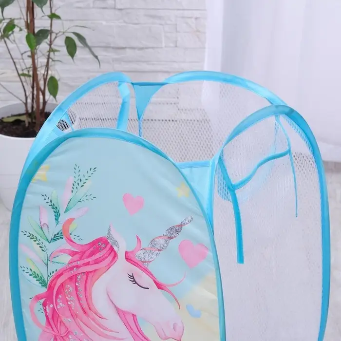 Корзина для хранения игрушек &laquo;Единорог&raquo; 57&times;34&times;34 см