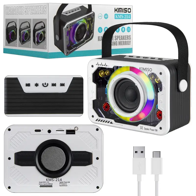 Портативная акустика KS214 белая