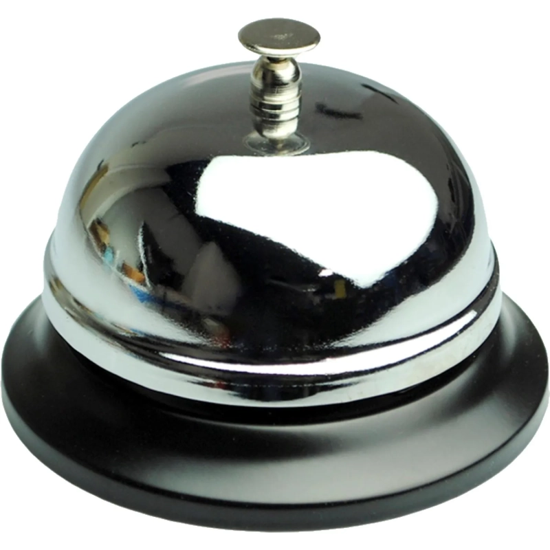 Звонок настольный металлический