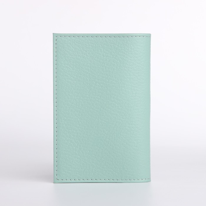 Обложка для паспорта, цвет мятный Обложка для паспорта, цвет мятный