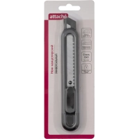 Нож универсальный Attache 18 мм пластиковый мет направл. чёрн. авто