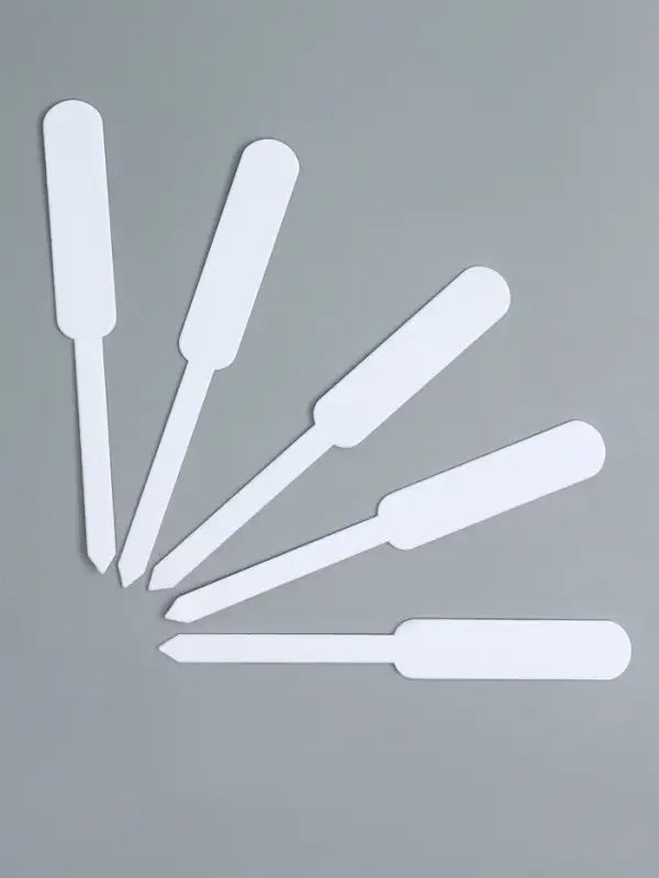 Таблички садовые, для маркировки растений, 12 см, набор 20 шт., пластик, белые, Greengo