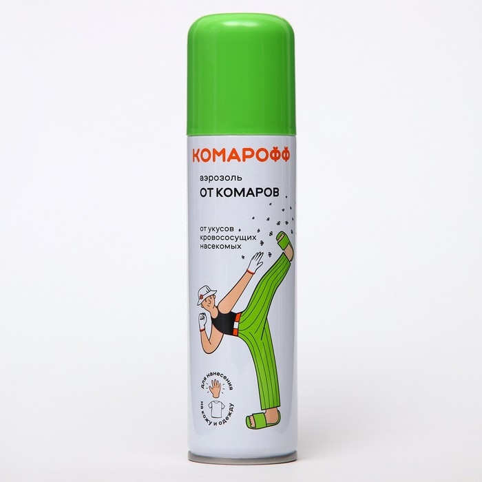 Аэрозоль репеллентный от комаров  Аэрозоль репеллентный от комаров "Комарофф", для всей семьи, 150 мл