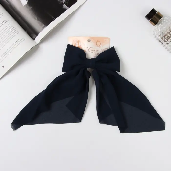 Заколка - автомат для волос &laquo;Джулия&raquo;, 24&times;12 см, синяя