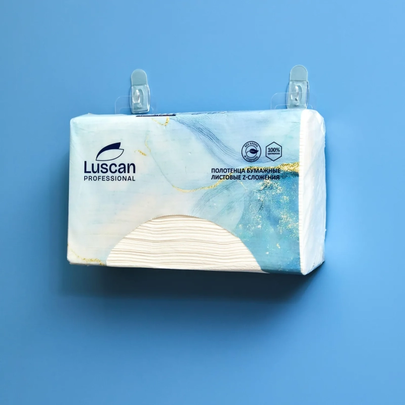 Полотенца бумажные д/дисп. Luscan Professional Zслож2слбелцел200л