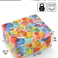 Коробка складная &laquo;День рождения&raquo;, 31 х 25,5 х 16 см