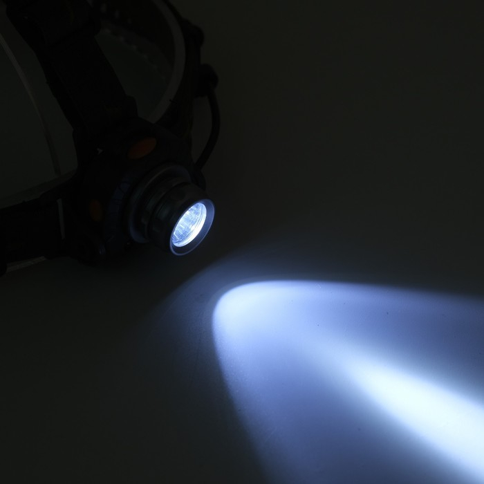 Фонарь налобный аккумуляторный, 3 режима, 5 х 6.5 см, от сети 220 Вт Фонарь налобный аккумуляторный, 3 режима, 5 х 6.5 см, от сети 220 Вт