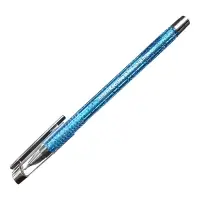 Ручка шариковая ErichKrause. ULTRA-20 Stick Glitter, синий стержень, узел 0.7 мм