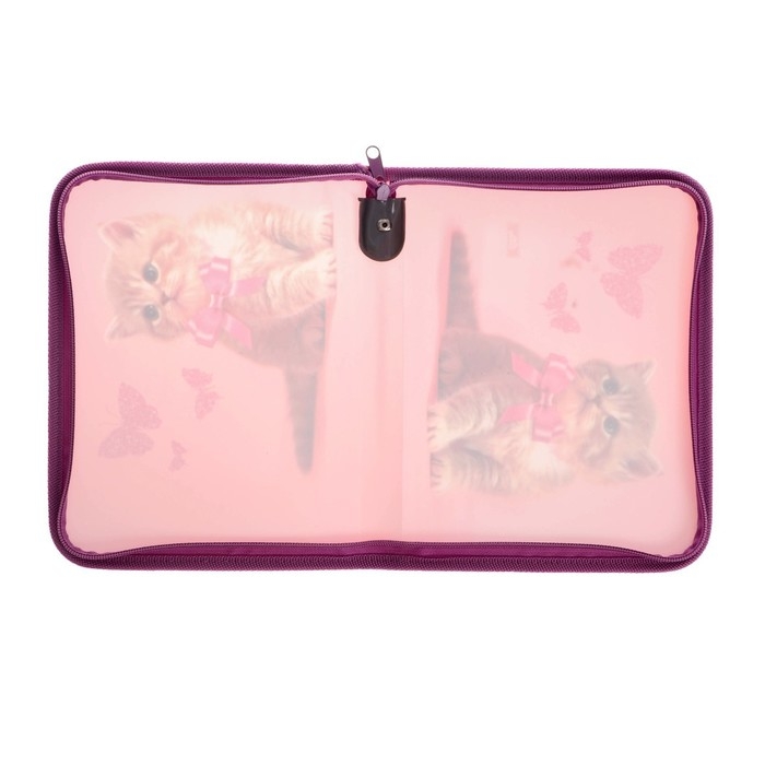 Папка для тетрадей А5, 180 х 230 х 25 мм, молния вокруг, пластиковая 0.5, ПМ-А5-04 Calligrata Папка для тетрадей А5, 180 х 230 х 25 мм, молния вокруг, пластиковая 0.5, ПМ-А5-04 Calligrata