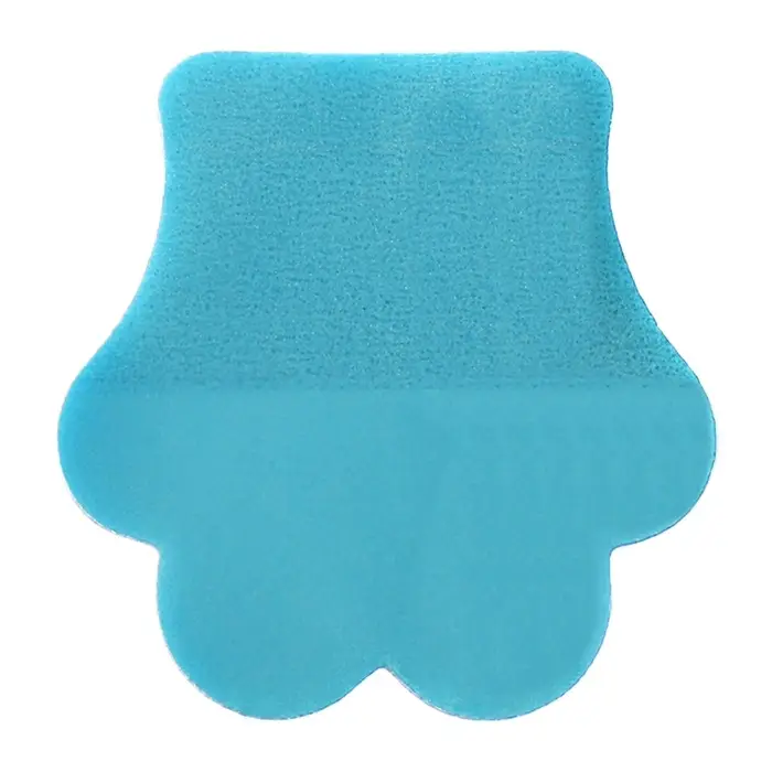 Блок-закладка с липким краем пластик Лапка 50л, голубой, 45мм х 45мм  CALLIGRATA Блок-закладка с липким краем пластик Лапка 50л, голубой, 45мм х 45мм  CALLIGRATA