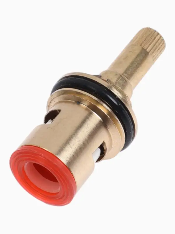Кран-букса ZEIN, 1/2" под крест, шток 8*24 шлицов, угол поворота 180 град, латунь, керамика
