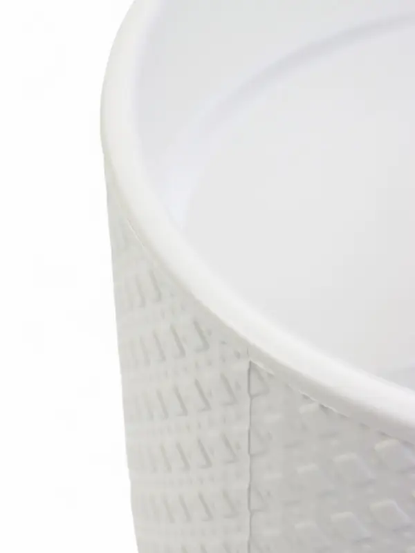 Горшок  Горшок "Клевер" 4,5 л, D-20 см, h-18 см, цвет белый