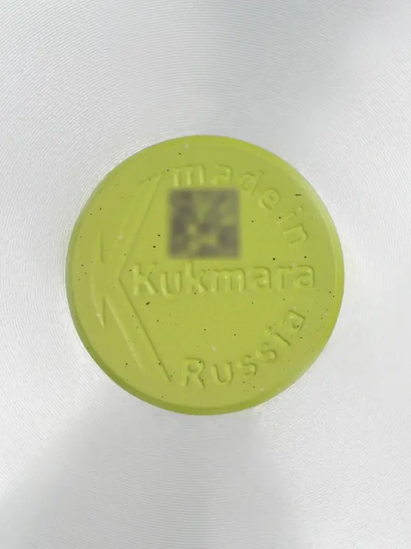 Сковорода KUKMARA Trendy style, d=24 см, пластиковая ручка, антипригарное покрытие, литой алюминий, зелёная