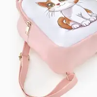 Рюкзак дет 18*8*23 см, Кот, отд на молнии, розовый