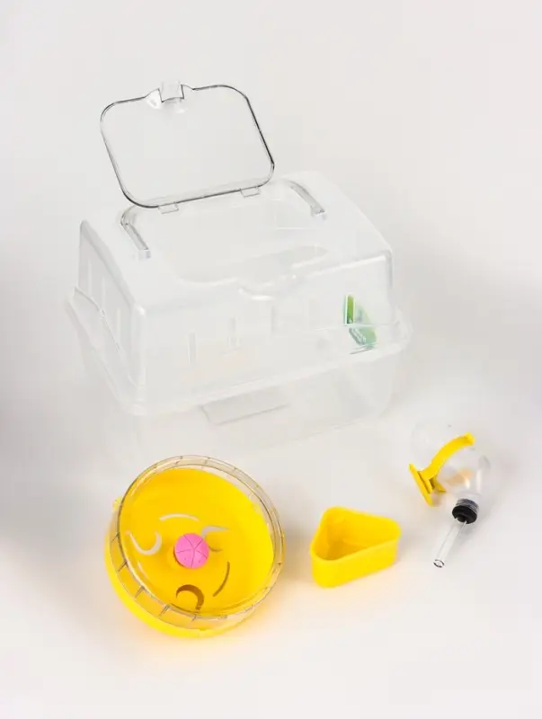 Клетка-переноска для грызунов, 23 х 17 х 16 см, прозрачная