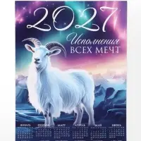Календарь 2027, настенный, А1 &laquo;Мечты&raquo;