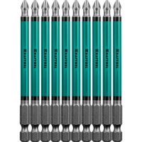 Бита KRAFTOOL Optimum Line PH2, 100 мм, тип E, 10 шт/уп (26122-2-100-10)