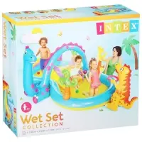 Игровой центр &laquo;Динозавр&raquo;, с распылителем, 302&times;229&times;112 см, от 2 лет, 57135NP INTEX