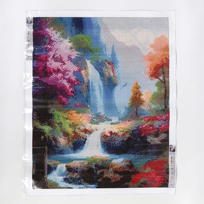 Алмазная вышивка полное заполнение Алмазная вышивка полное заполнение "Краски природы", на холсте 40*50 см