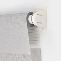 Штора рулонная 50&times;160 см &laquo;День и Ночь&raquo;, по полотну 46&times;160 см, цвет стальной