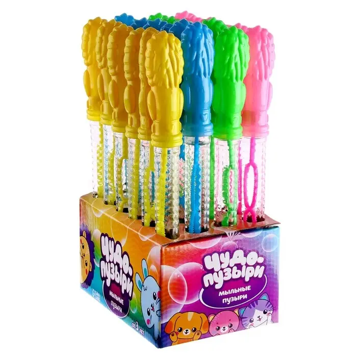 Мыльные пузыри «Львята» 26 см, 50 мл, МИКС