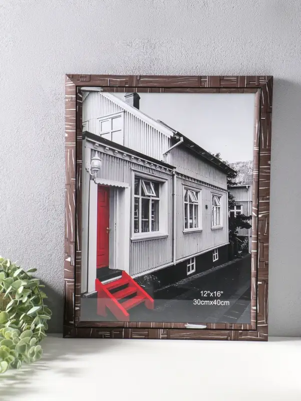 Фоторамка пластик 30х40 см "Моррис" тёмно-коричневый 46х36х2 см