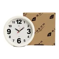 Будильник-часы настольные &laquo;Классика&raquo;, дискретный ход, d=15 см, 16.5&times;16.5 см, от батарейки АА
