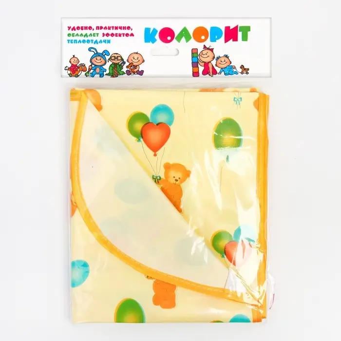 Клеёнка с ПВХ-покрытием, 70&times;100 см, на резинке, МИКС