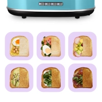 Тостер для хлеба с поддоном для крошек КТ-6455 - 685-815 Вт